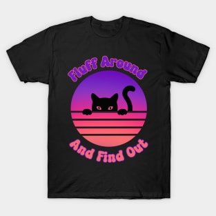 Fluff Around And Find Out Cat T-Shirt